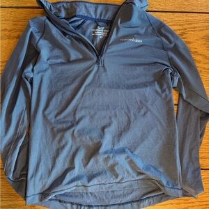 Vineyard Vines Navy Stripe Performance Quarter-Zip